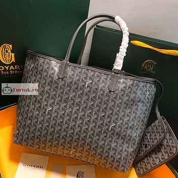 Goyard Saint Louis PM Bag Grey 34x14x26cm