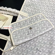 Goyard Saint Louis PM Bag White 34x14x26cm - 5