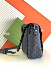 Gucci GG Messenger Bag Blue Canvas 658542 28cm - 2