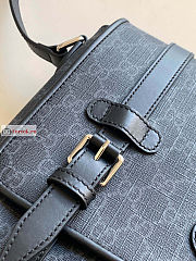 Gucci GG Messenger Bag Blue Canvas 658542 28cm - 5