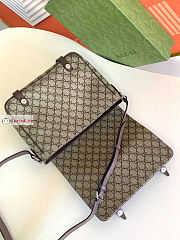Gucci GG Messenger Bag Beige Canvas 658542 28cm - 2