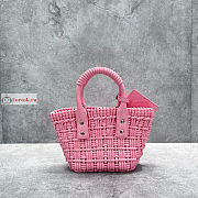 Balenciaga XXS Bistro Bucket Bag With Strap Pink 6780282 27cm - 6