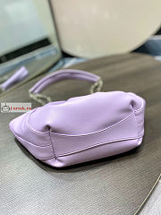 Givenchy Small Kenny Bag In Smooth Leather Purple 32x22x17cm - 4