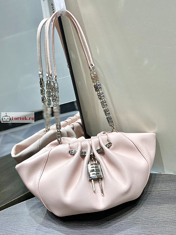 Givenchy Small Kenny Bag In Smooth Leather Light Pink 32x22x17cm