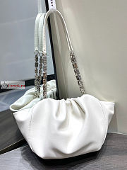 Givenchy Small Kenny Bag In Smooth Leather White 32x22x17cm - 2