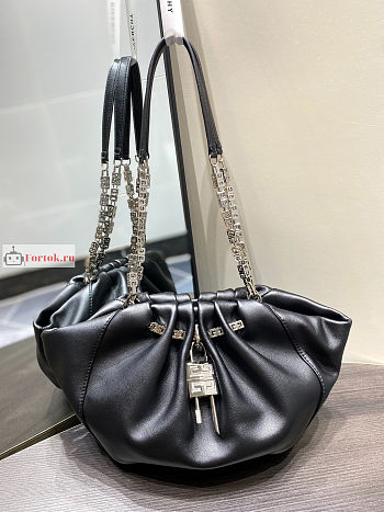 Givenchy Small Kenny Bag In Smooth Leather Black 32x22x17cm