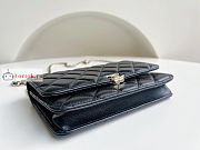 Chanel Wallet On Chain With Top Handle Black AP2844 12.3x19.2x3.5cm - 5