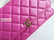 Chanel Wallet On Chain With Top Handle Pink AP2844 12.3x19.2x3.5cm - 4