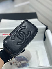 Chanel Vanity With Chain And Top Handle Black AP2846 17x8x9.5cm - 5
