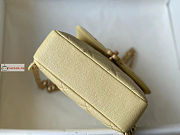 Chanel Backpack In Grained Leather Light Yellow AS3108 20x19x8cm  - 5