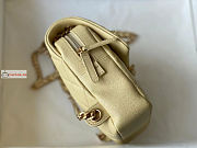 Chanel Backpack In Grained Leather Light Yellow AS3108 20x19x8cm  - 2