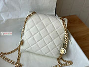 Chanel Backpack In Grained Leather White AS3108 20x19x8cm  - 5