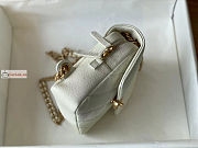 Chanel Backpack In Grained Leather White AS3108 20x19x8cm  - 3