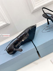 Prada Leather Slingback Pumps Black 1I903M 75mm - 6