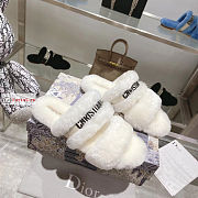 Dior Chez Moi Slide Shearling White KDQ734  - 1