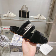 Dior Chez Moi Slide Shearling Black KDQ734  - 3