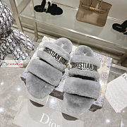 Dior Chez Moi Slide Shearling Grey KDQ734  - 6