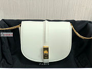 Celine Small 16 Wallet On Chain White 14x11x5cm - 1