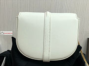 Celine Small 16 Wallet On Chain White 14x11x5cm - 2