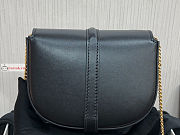 Celine Small 16 Wallet On Chain Black 14x11x5cm - 4