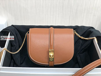 Celine Small 16 Wallet On Chain Tan 14x11x5cm