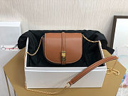 Celine Small 16 Wallet On Chain Tan 14x11x5cm - 4