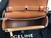 Celine Small 16 Wallet On Chain Tan 14x11x5cm - 2