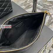 Ysl Sade Pouch In Quilted Leather Black 6967791 26x19x11cm - 6