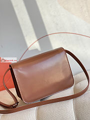 Burberry Small TB Bag Leather Brown 21x6x16cm - 3