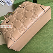 Gucci Medium GG Matelasse Leather Tote Beige 631685 38x28x14cm  - 2