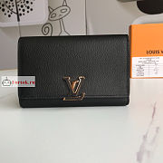 Louis Vuitton Capucines Compact Wallet Rose Pink M62157 13.5x9.5x1.5cm - 1