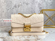 Louis Vuitton Marceau Chain Bag Cream M46201 24.5x15x6.5cm - 1