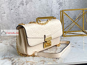 Louis Vuitton Marceau Chain Bag Cream M46201 24.5x15x6.5cm - 3