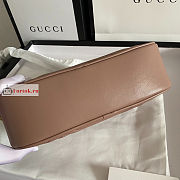 Gucci Small GG Marmont Matelasse Shoulder Bag Beige 447632 24x13x7cm - 6