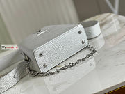 Louis Vuitton Mini Capucines Flower Chain Silver N80239 21x14x8cm - 6