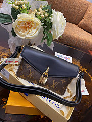 Louis Vuitton Padlock On Strap Monogram Black M80559 19x11×3cm - 1