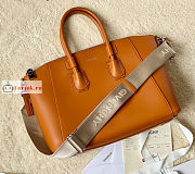 Givenchy Small Antigona Sport Handbag Tan Brown 33x7x25cm - 1