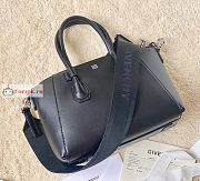 Givenchy Mini Antigona Sport Handbag Black 22x5x18cm - 5