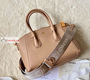 Givenchy Mini Antigona Sport Handbag Beige Cappuccino 22x5x18cm - 6