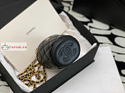Chanel Vanity With Chain And Top Handle Black AP2873 10.5×11.5×10.5cm - 2