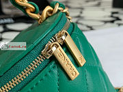 Chanel Vanity With Chain And Top Handle Green AP2873 10.5×11.5×10.5cm - 5