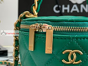 Chanel Vanity With Chain And Top Handle Green AP2873 10.5×11.5×10.5cm - 4