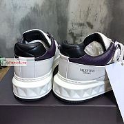 Valentino One Stud Low Top Sneaker Purple - 3