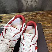 Valentino One Stud Low Top Sneaker Red - 4