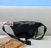 Fendi Bum Bag With Logo Black 28cm - 6