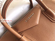 Givenchy Medium Antigona Bag In Grained Leather Tan 34cm - 3
