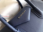 Givenchy Medium Antigona Bag In Grained Leather Navy Blue 34cm - 3