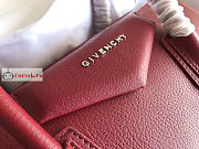 Givenchy Medium Antigona Bag In Grained Leather Burgundy 34cm - 6