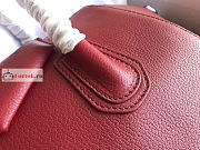 Givenchy Medium Antigona Bag In Grained Leather Burgundy 34cm - 4