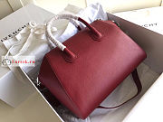 Givenchy Medium Antigona Bag In Grained Leather Burgundy 34cm - 3